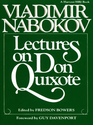 cover image of Lectures on Don Quixote